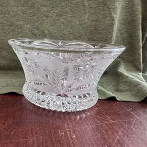Vintage German Crystal Candy Dish